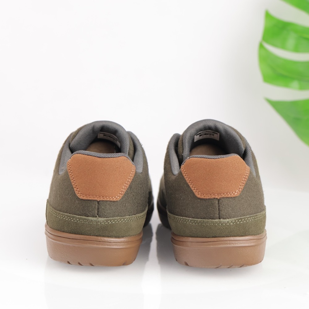 Lems Mens Chillum Barefoot Shoes Size 11 Olive Canvas Minimalist Sneaker Lace Up - Picture 11 of 17